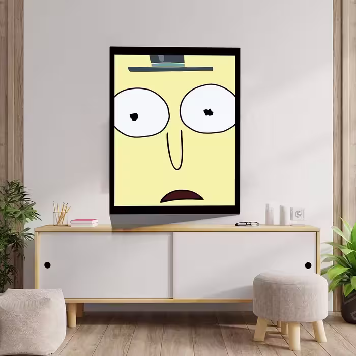 تابلو مدل Rick &amp; Morty کد F-1039