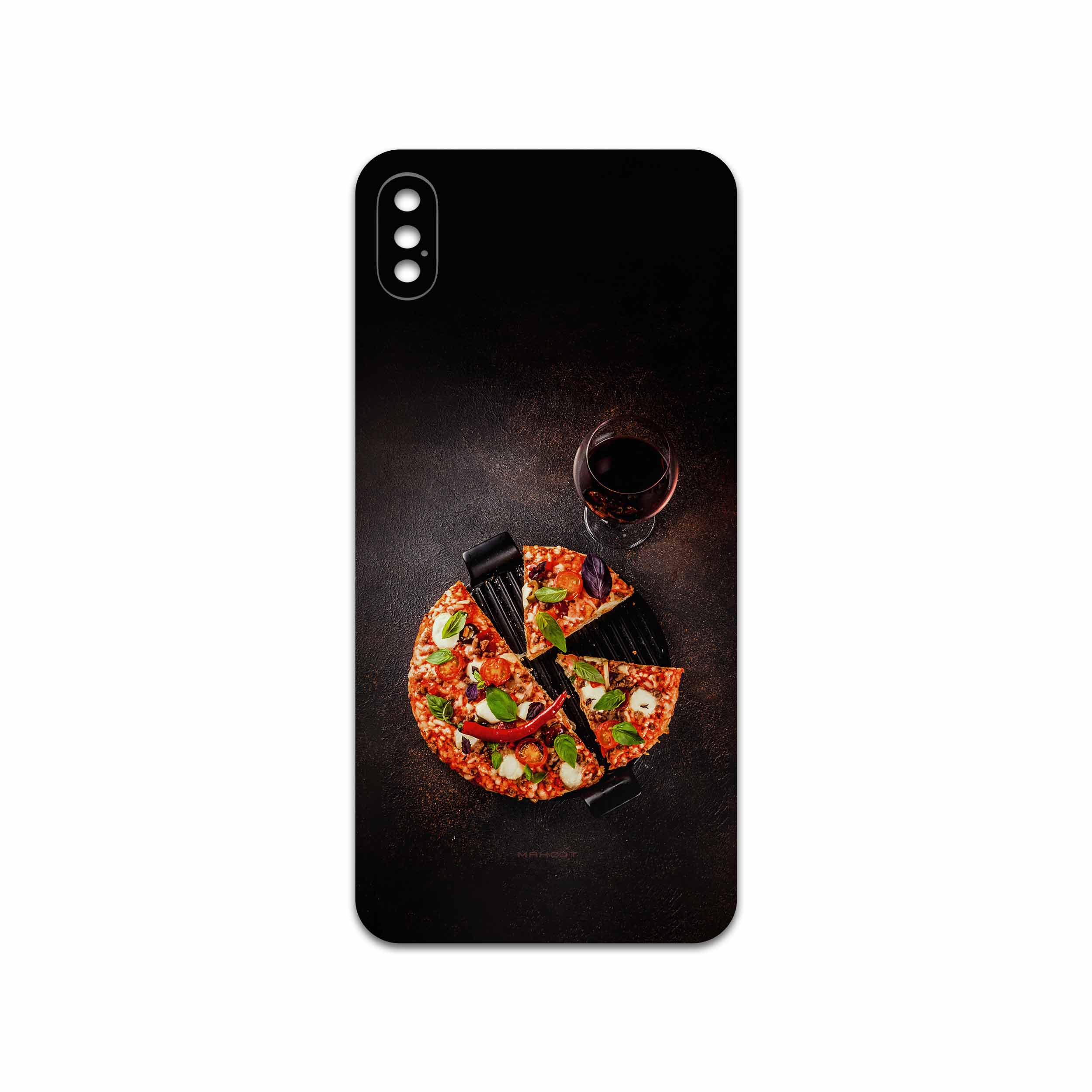 برچسب پوششی ماهوت مدل Pizza مناسب برای گوشی موبایل اپل iPhone XS Max