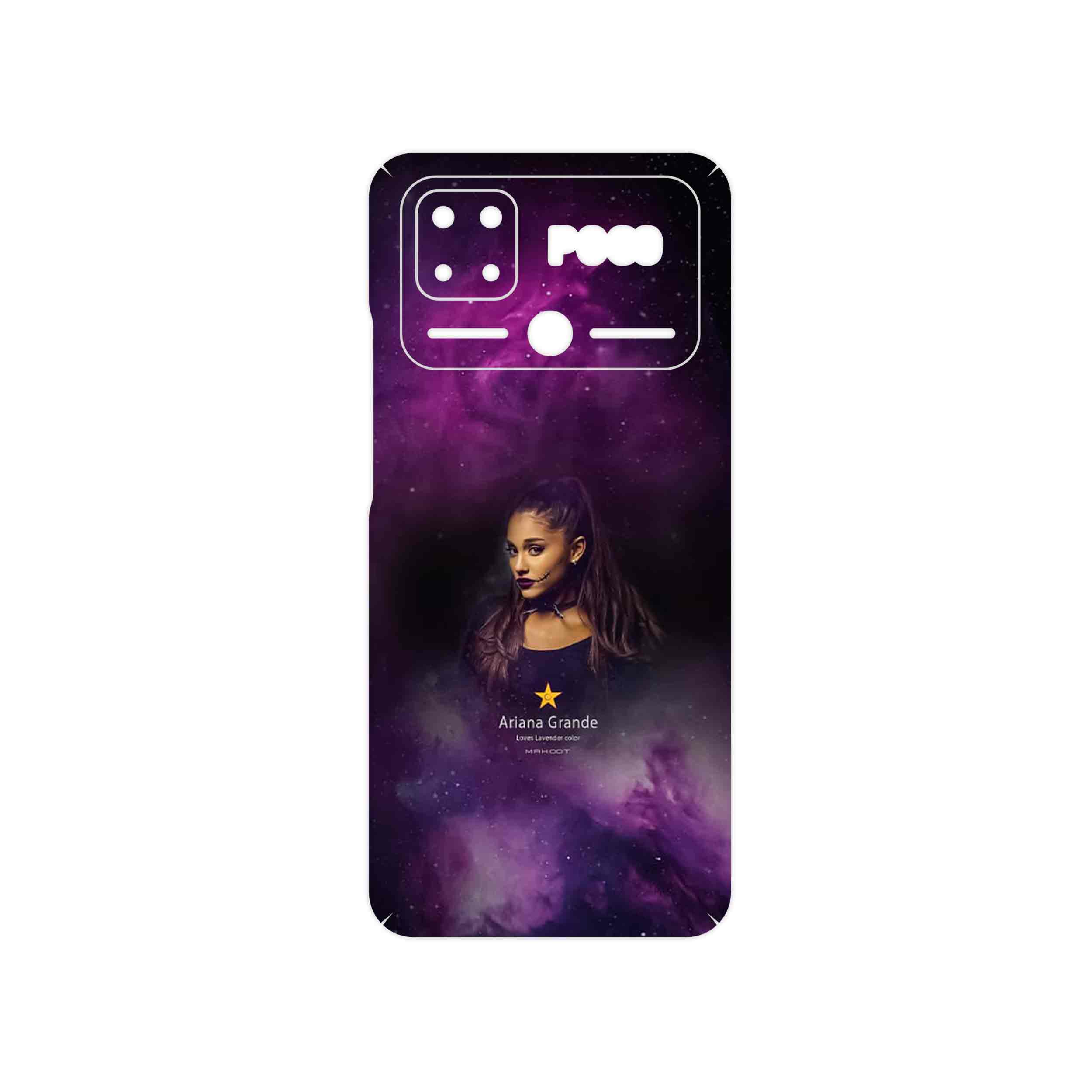 برچسب پوششی ماهوت مدل Ariana Grande مناسب برای گوشی موبایل شیائومی Poco C40