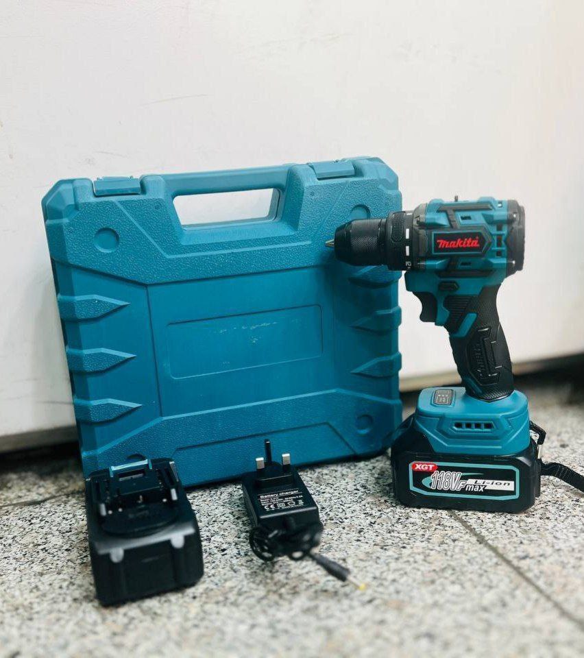 دریل پیچگوشتی شارژی براشلس باس 118 ولت