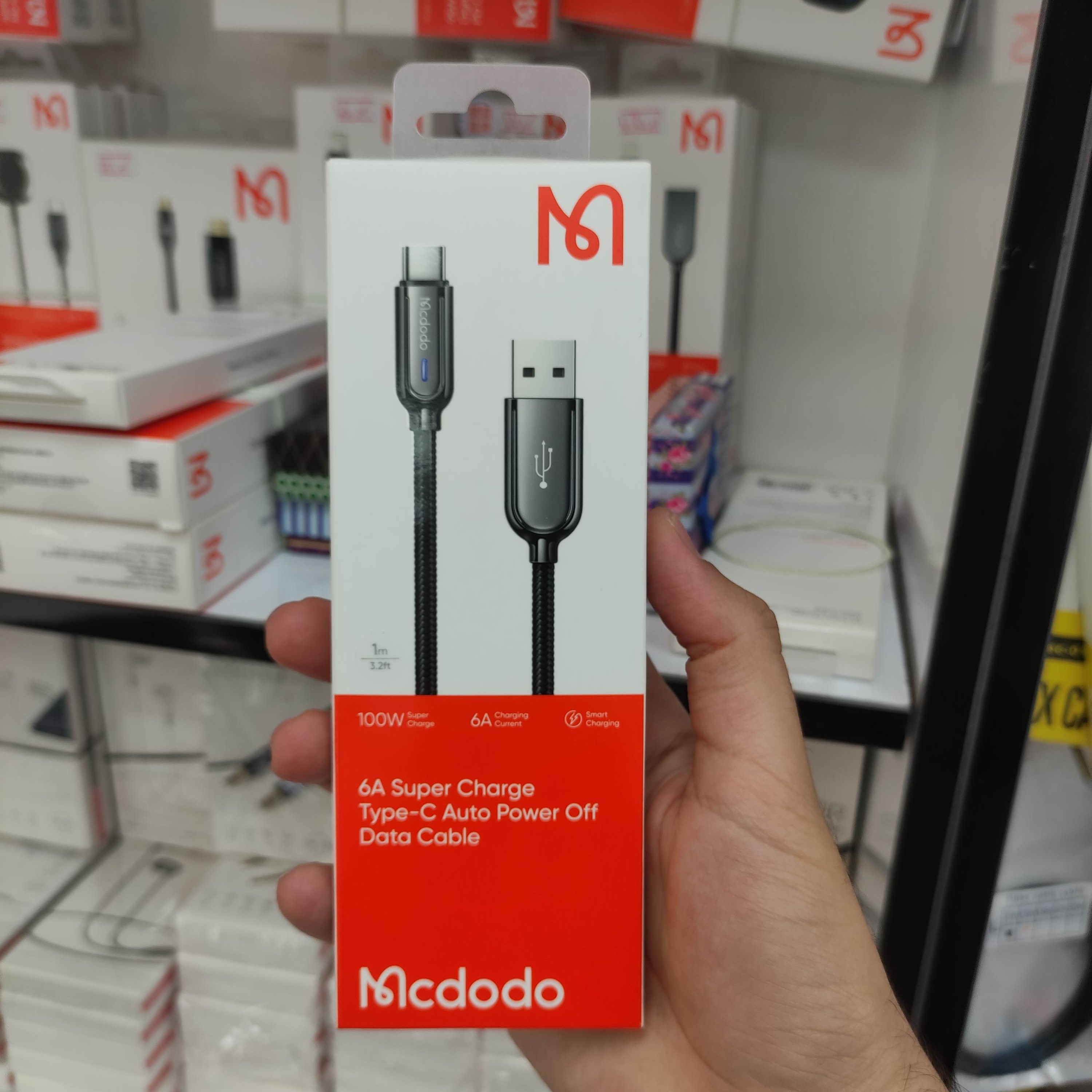 کابل شارژ  تایپ c  مک دودو مدل ca-6190