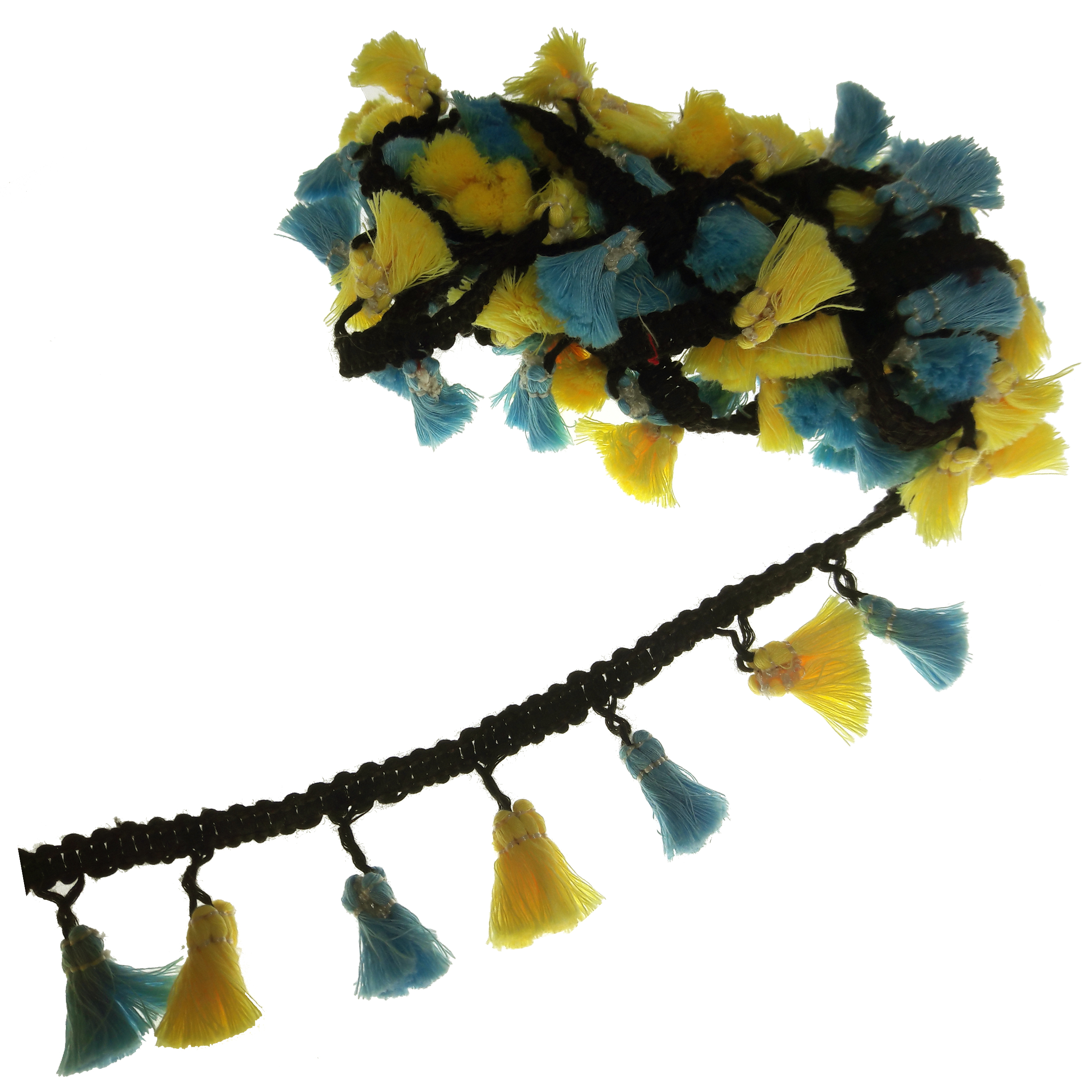 نوار یراق مدل ریشه کد Y6547 طول 1.5 متر