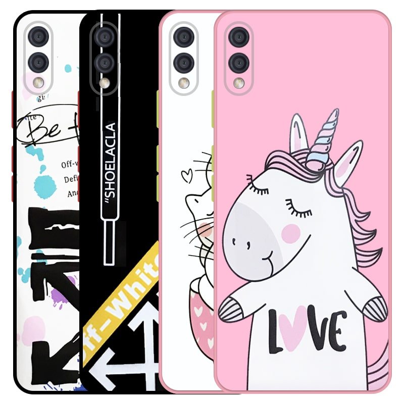 کاور فانتزی طرحدار دخترانه و پسرانه مناسب برای گوشی Samsung Galaxy A02 مدل محافظ لنزدار به همراه پاپ سوکت