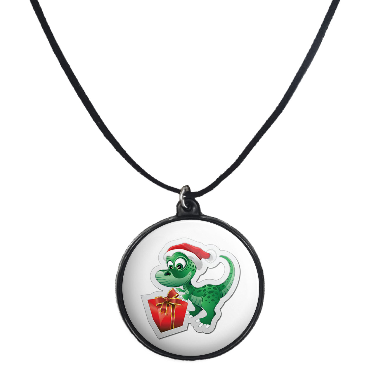 گردنبند پرمانه طرح دایناسورهای بامزه کد pmb.29752مدل دو طرفه