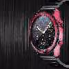 برچسب ماهوت طرح Pink Flower مناسب برای ساعت هوشمند سامسونگ Galaxy Watch3 45mm