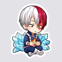 استیکر لپ تاپ پیکسل میکسل مدل My Hero Academia کد 01