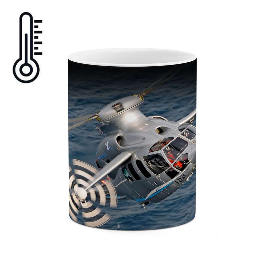 ماگ حرارتی طرح هلیکوپتر جنگی  مدل mgph10990