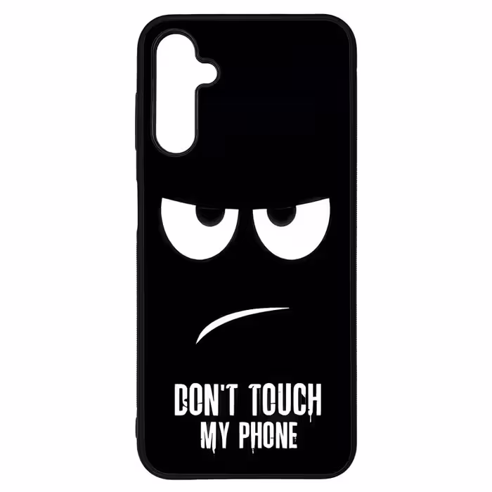 کاور طرح DONT TOUCH MY PHONE کد G-090 مناسب برای گوشی موبایل سامسونگ Galaxy A14 4G / A14 5G | دیجی قاب دونی