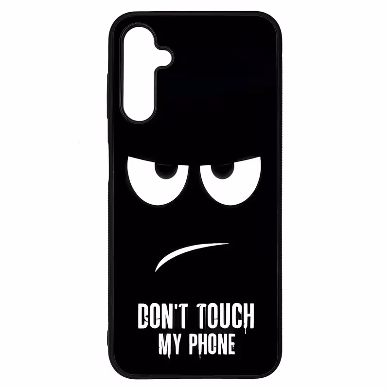 کاور طرح DONT TOUCH MY PHONE کد G-090 مناسب برای گوشی موبایل سامسونگ Galaxy A14 4G / A14 5G | دیجی قاب دونی