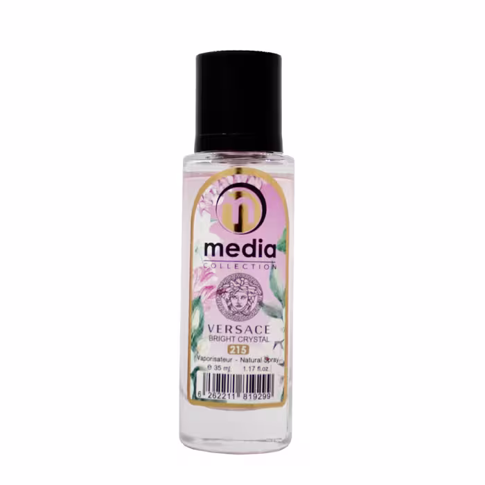 عطر جیبی زنانه مدیا مدل Versache Bright Crystal حجم 35 میلی لیتر