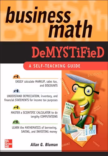 خرید و دانلود نسخه کامل کتاب Business Math Demystified
