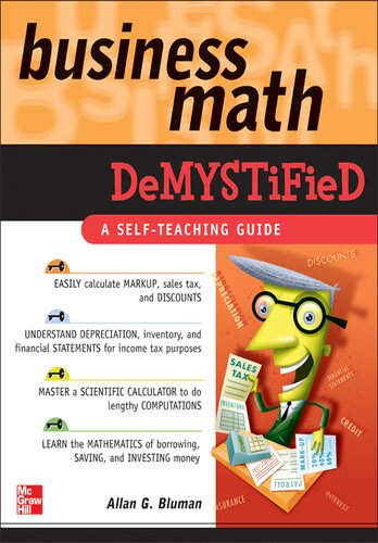 خرید و دانلود نسخه کامل کتاب Business Math Demystified
