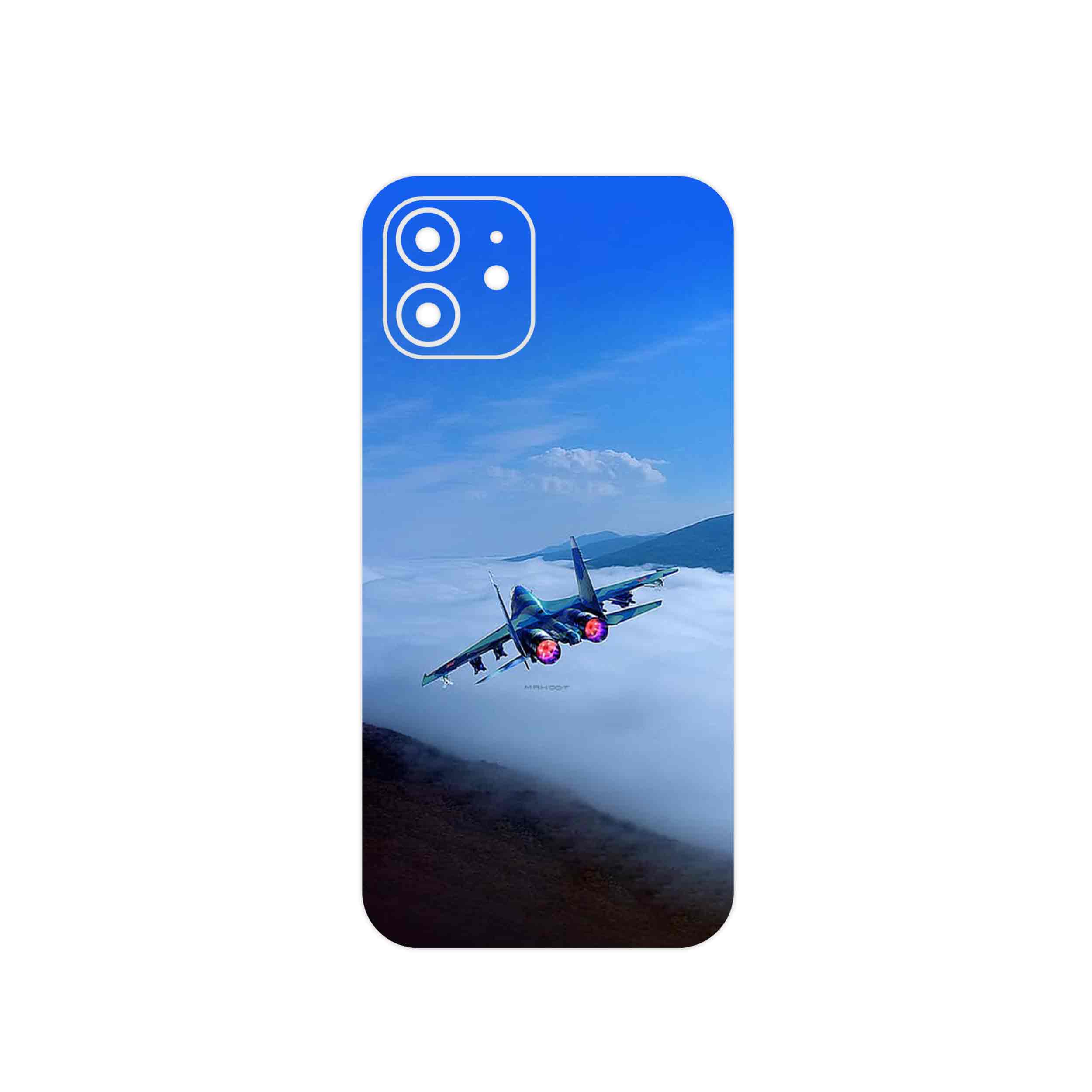 برچسب پوششی ماهوت مدل Fighter plane Su27 مناسب برای گوشی موبایل اپل iPhone 12
