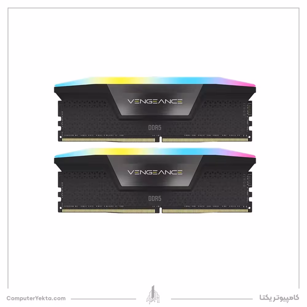 رم Corsair Vengeance RGB 64GB 2×32 5200 DDR5