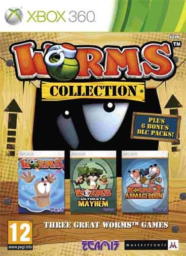 بازی ایکس باکس 360 worms collection