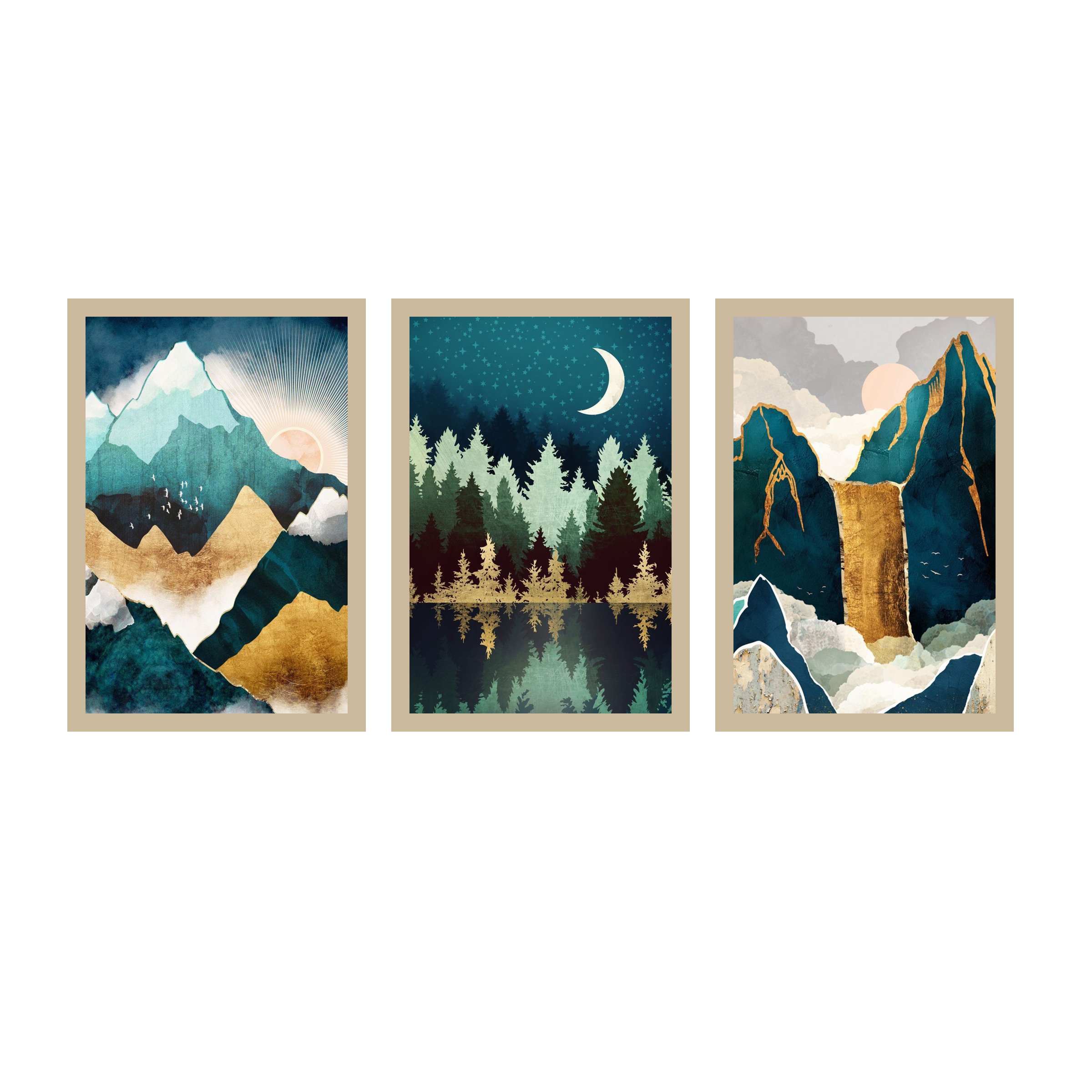 تابلو مدل آسمان کد 121 مجموعه 3 عددی