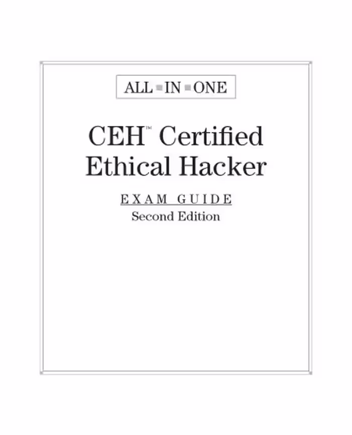 خرید و دانلود نسخه کامل کتاب Certified Ethical Hacker Exam Guide
