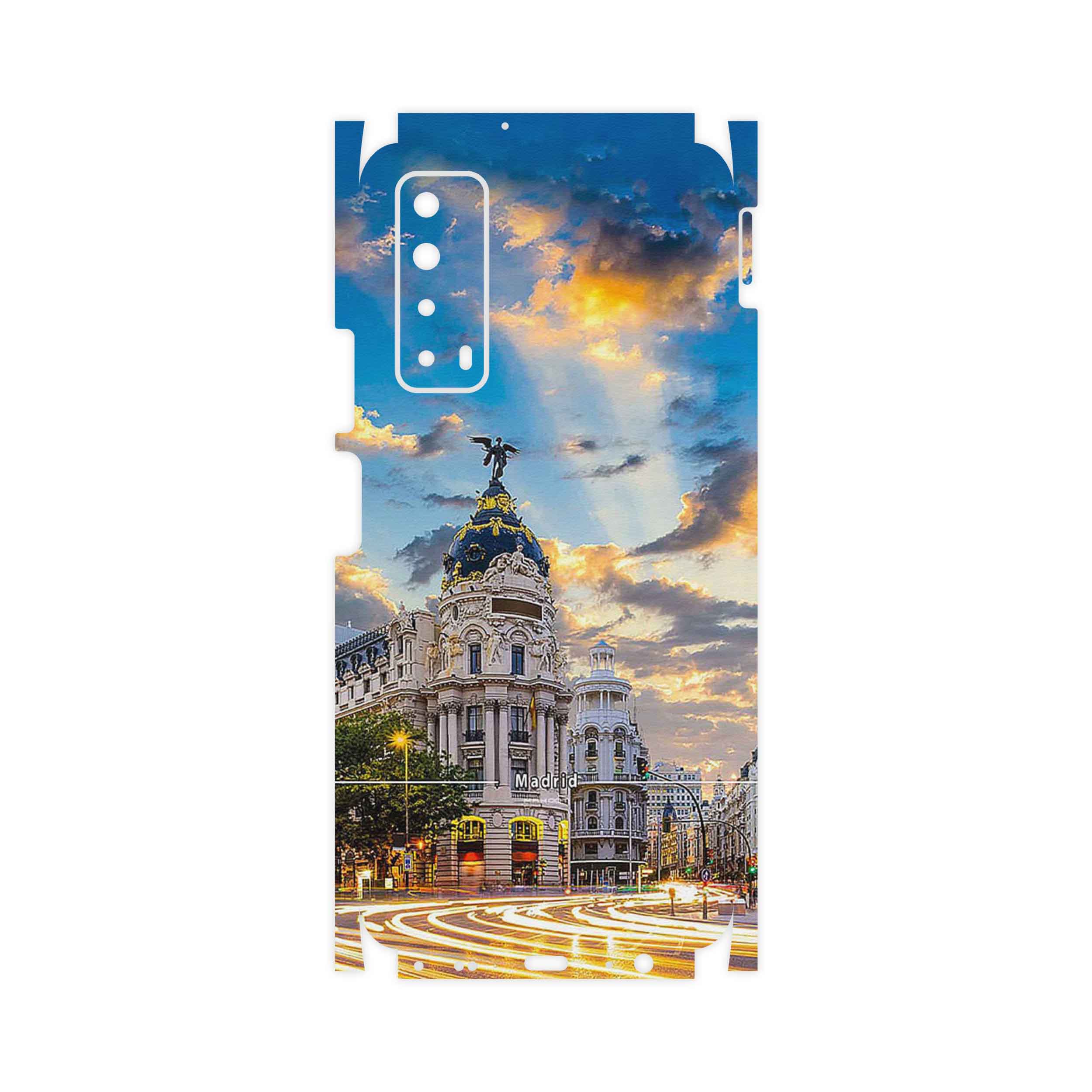 برچسب پوششی ماهوت مدل City of Madrid-FullSkin مناسب برای گوشی موبایل هوآوی Y7a