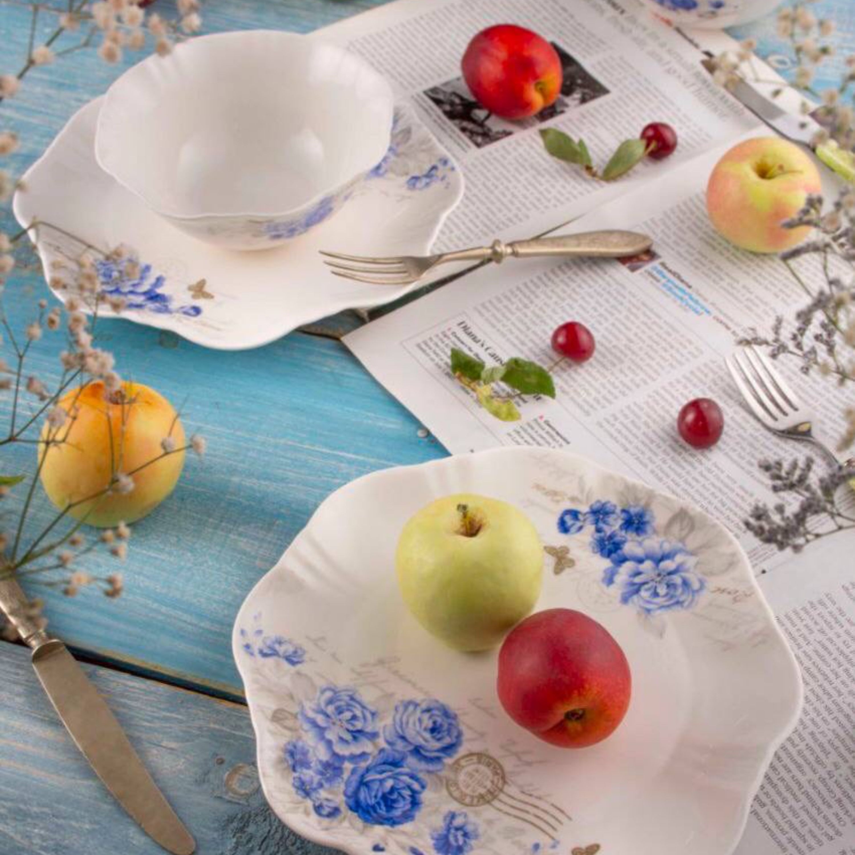 ست بشقاب 6 عددی پذیرایی ریور کد B800