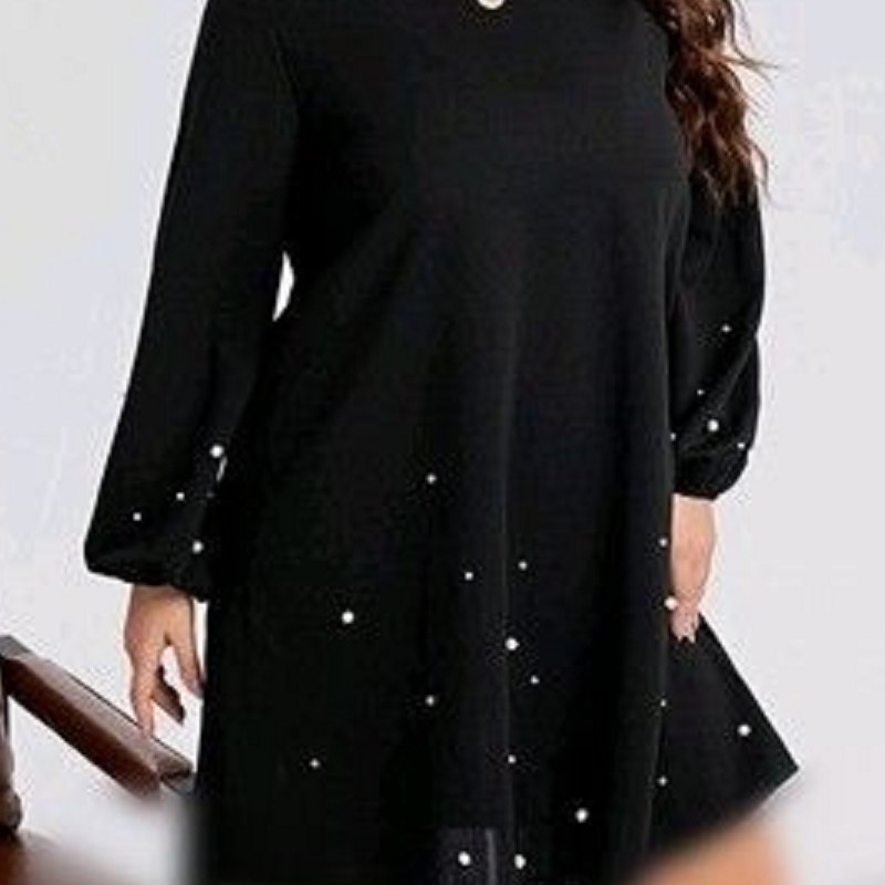 لباس مجلسی  سایز بزرگ شیک سایز 44 تا 60    مروارید دوزی