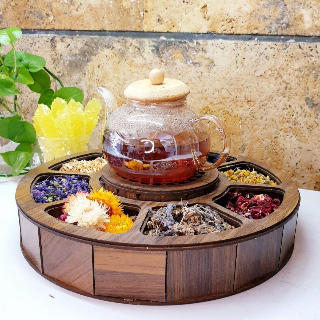 جعبه تی بگ، آجیل و تنقلات وارمردار دایره ای