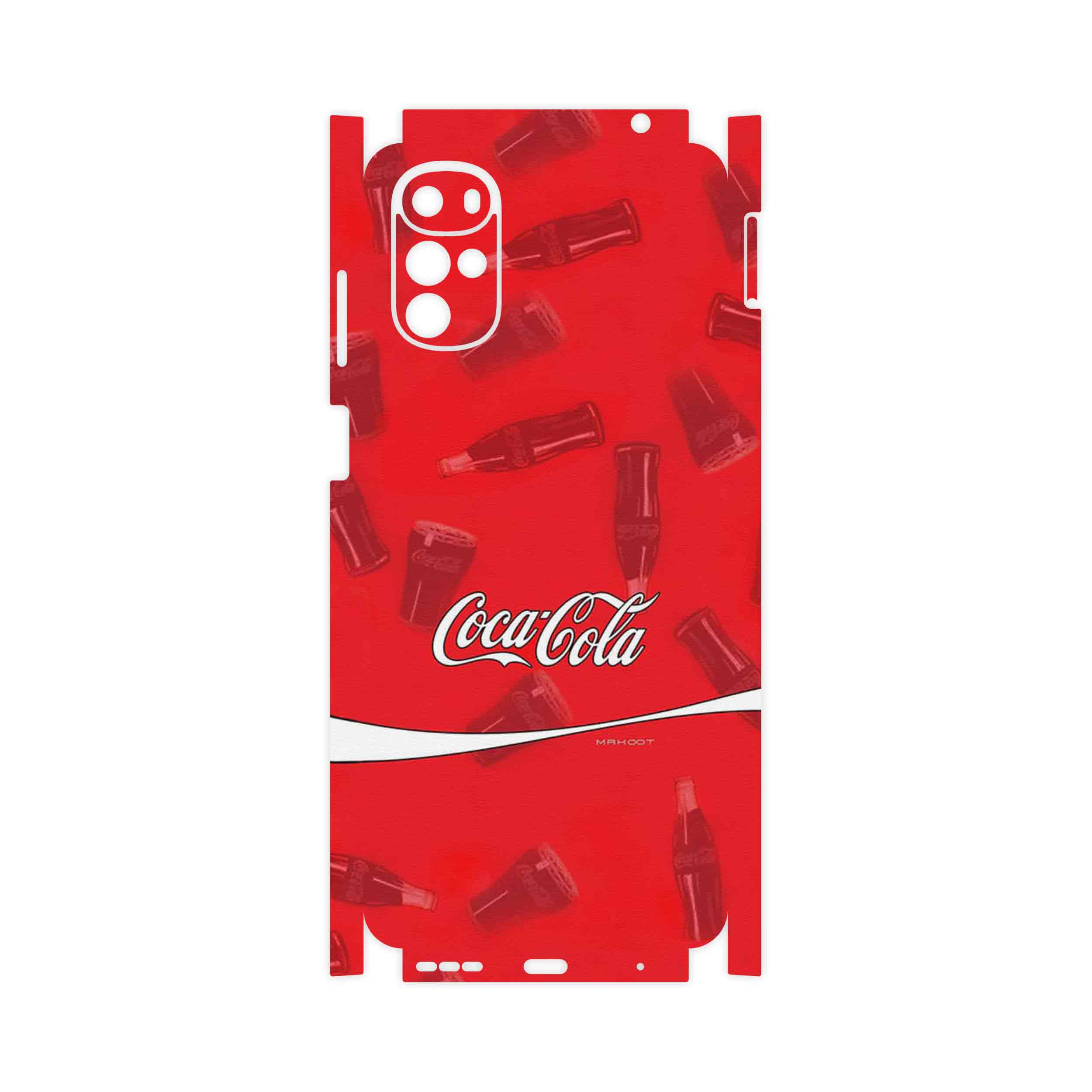 برچسب پوششی ماهوت مدل Coca_Cola_Logo-FullSkin مناسب برای گوشی موبایل موتورولا Moto G22