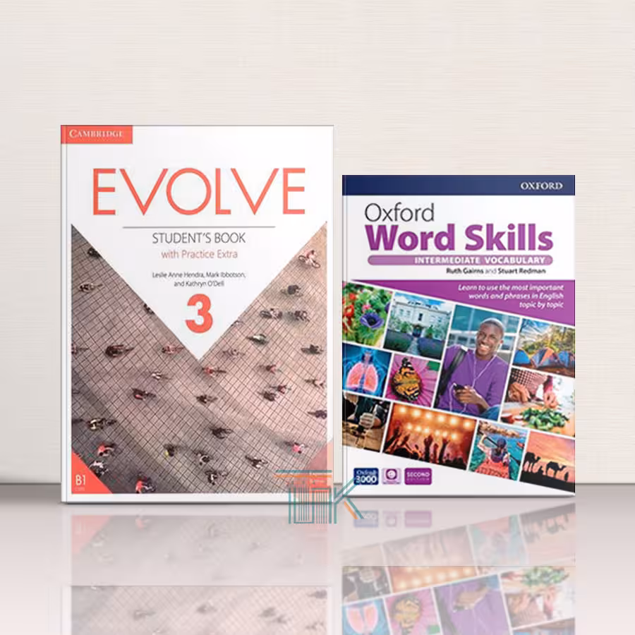 پک کتاب ایوالو 3   کتاب اکسفورد ورد اسکیلز اینترمدیت ویرایش دوم | Pack Evolve 3   Oxford Word Skills Intermediate 2nd Edition | خرید کتاب زبان | خرید لوازم التحریر | چی کتاب | بالاترین تخفیف و ارسال رایگان