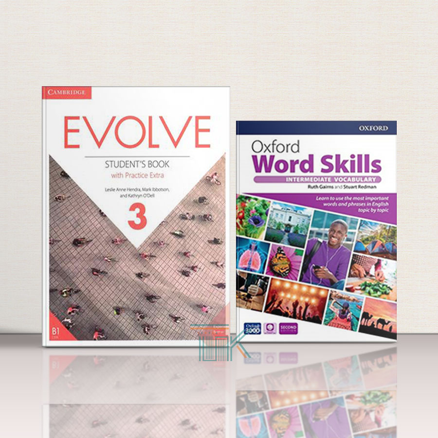 پک کتاب ایوالو 3 کتاب اکسفورد ورد اسکیلز اینترمدیت ویرایش دوم | Pack Evolve 3 Oxford Word Skills Intermediate 2nd Edition | خرید کتاب زبان | خرید لوازم التحریر | چی کتاب | بالاترین تخفیف و ارسال رایگان