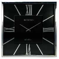 ساعت دیواری آرتمیس کد 2026 Silver Black نقره ای مشکی