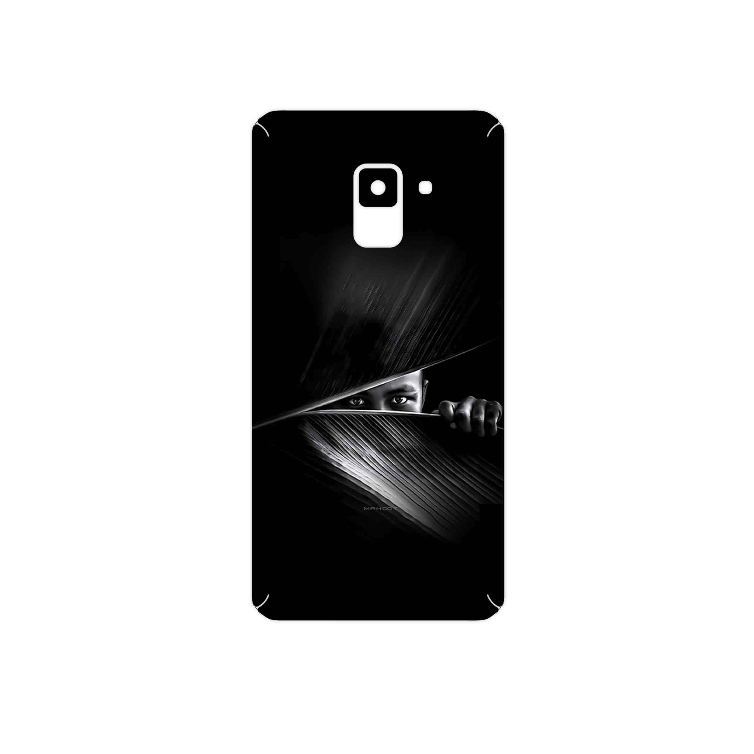 برچسب پوششی ماهوت مدل Black Portrait مناسب برای گوشی موبایل سامسونگ Galaxy A8 2018