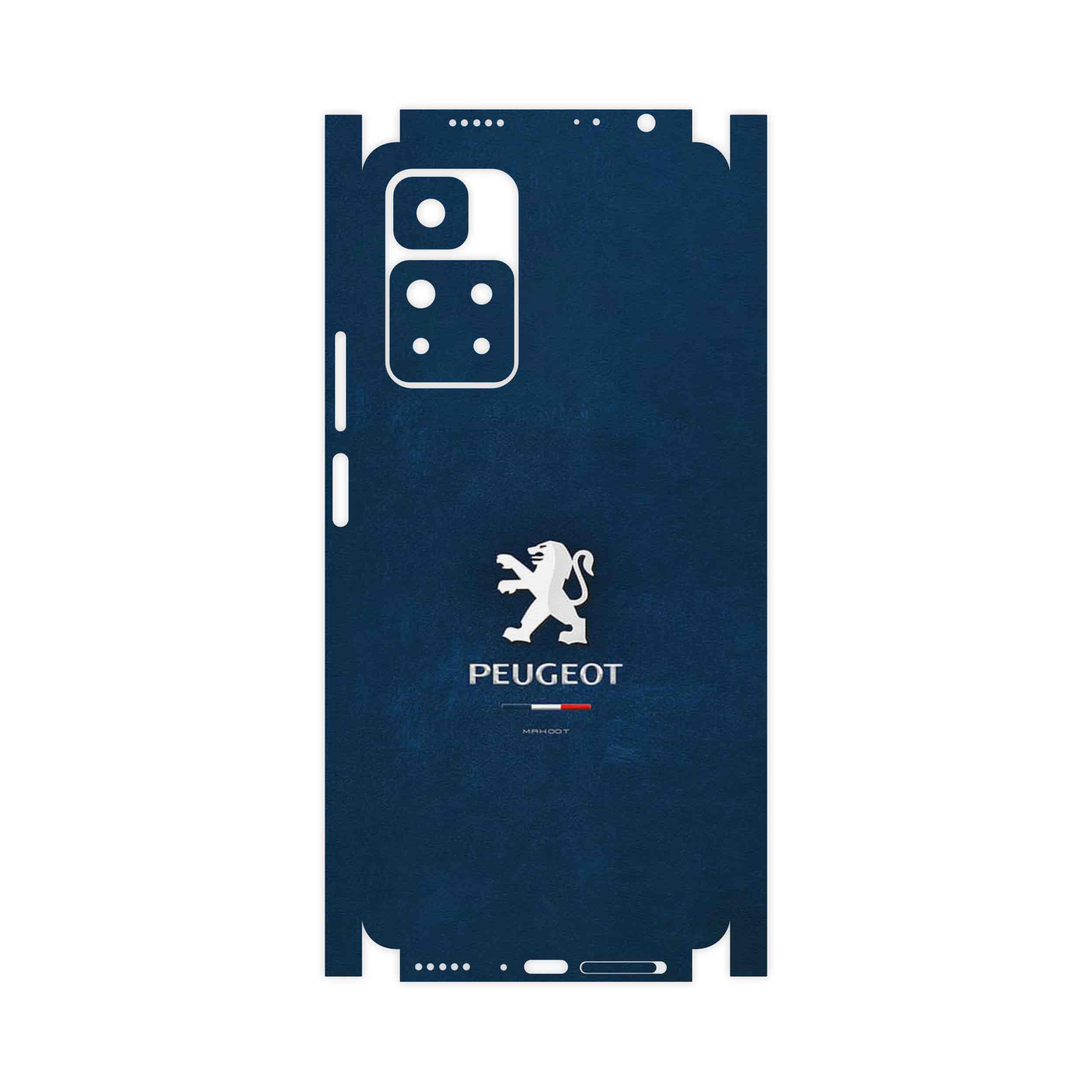 برچسب پوششی ماهوت مدل Peugeot_Logo-FullSkin مناسب برای گوشی موبایل شیائومی Redmi Note 11 Pro Plus 5G