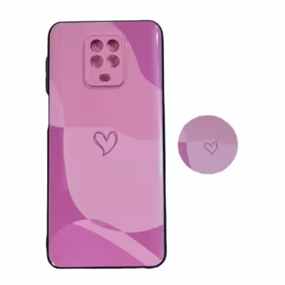 کاور طرح دخترانه کد 948 مناسب برای گوشی موبایل شیائومی Redmi Note 9s / 9 Pro به همراه پاپ سوکت