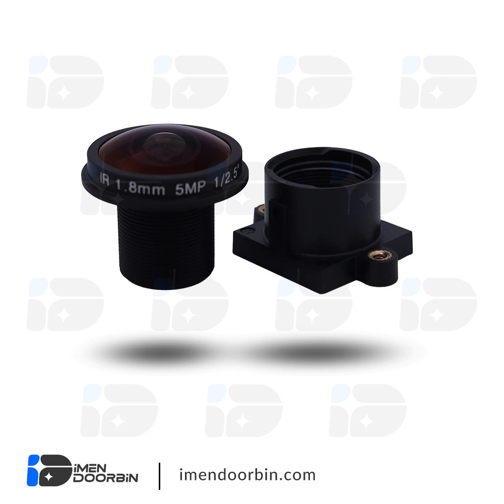 لنز 8 مگاپیکسل فیش آی (Fish Eye)   هولدر