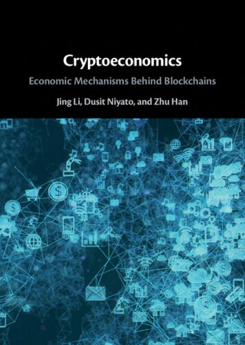 خرید و دانلود نسخه کامل کتاب Cryptoeconomics: Economic Mechanisms Behind Blockchains