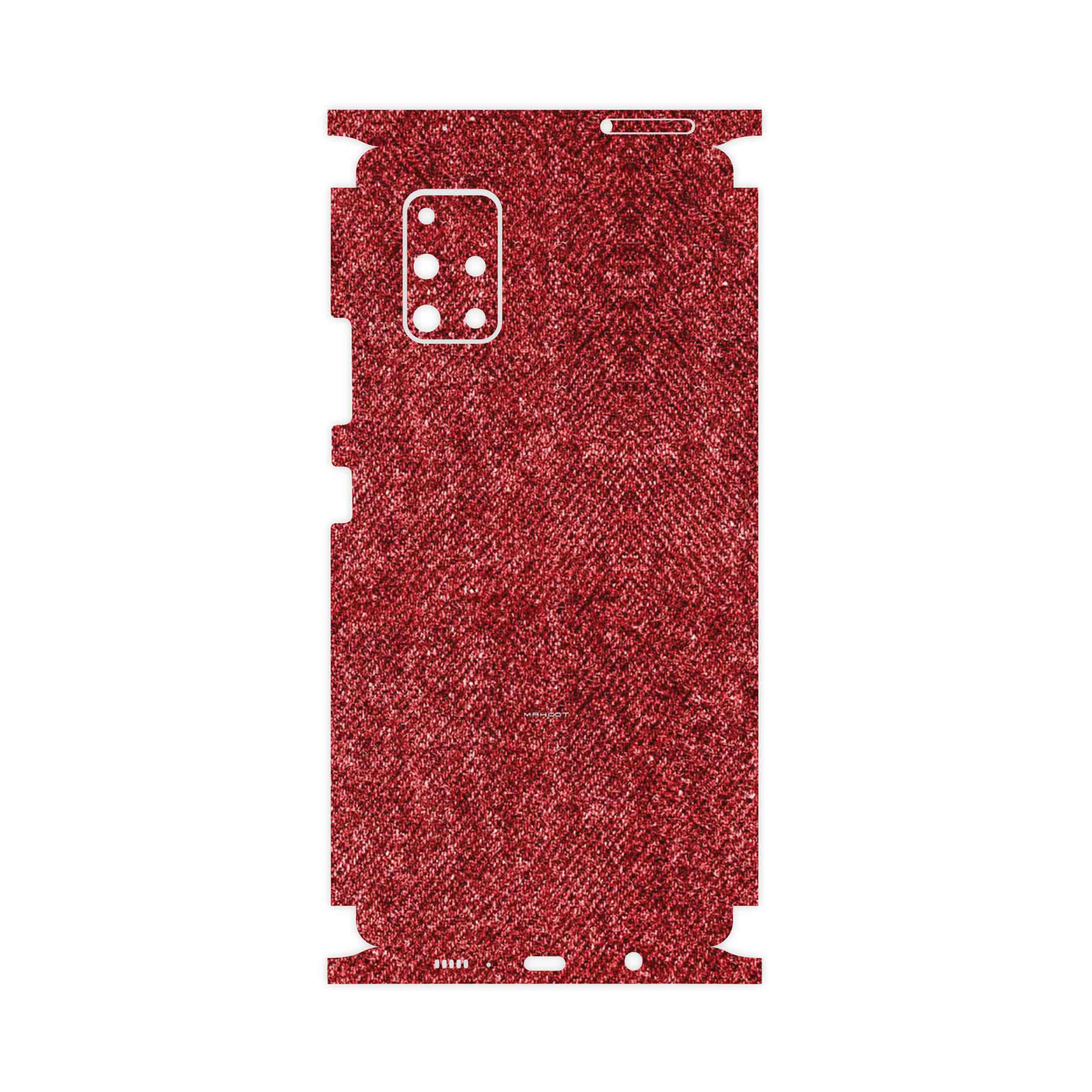 برچسب پوششی ماهوت مدل Fabric Texture 4-FullSkin مناسب برای گوشی موبایل سامسونگ Galaxy A71 5G