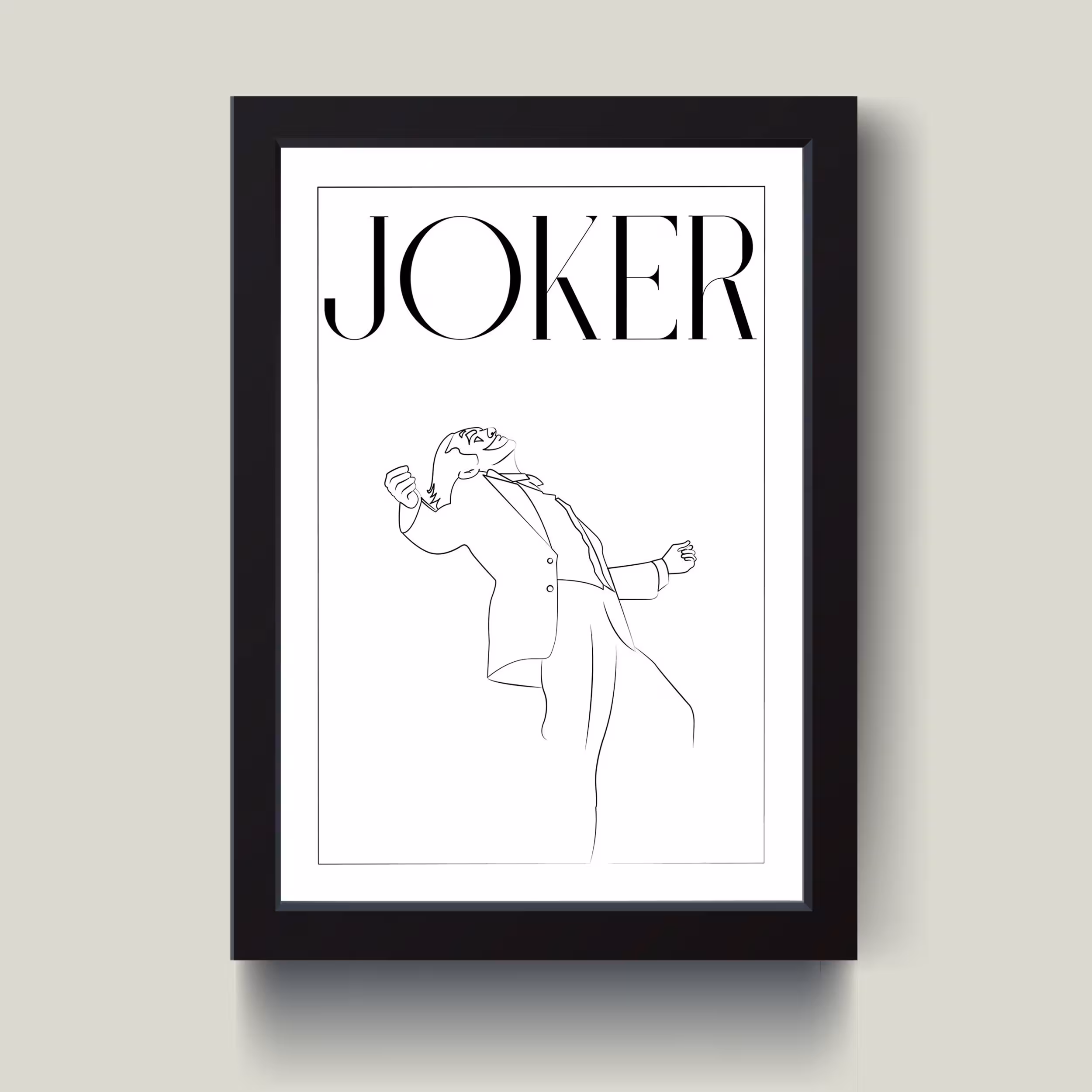تابلو مدل جوکر Joker کد m2485-w