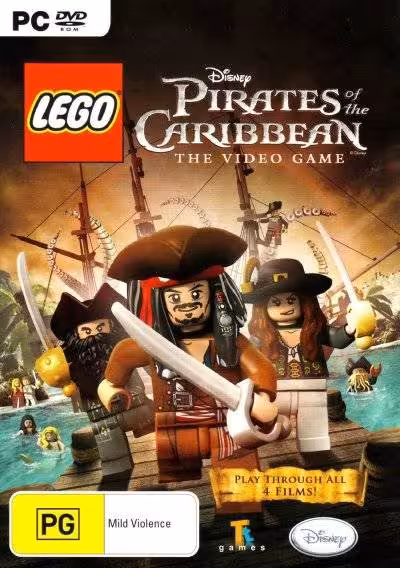 بازی کامپیوتر lego pirates of the caribbean