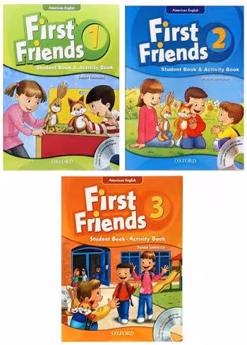 American first friends 1 2 3 QR کتاب امریکن فرست فرندز 3 سطح (وزیری)