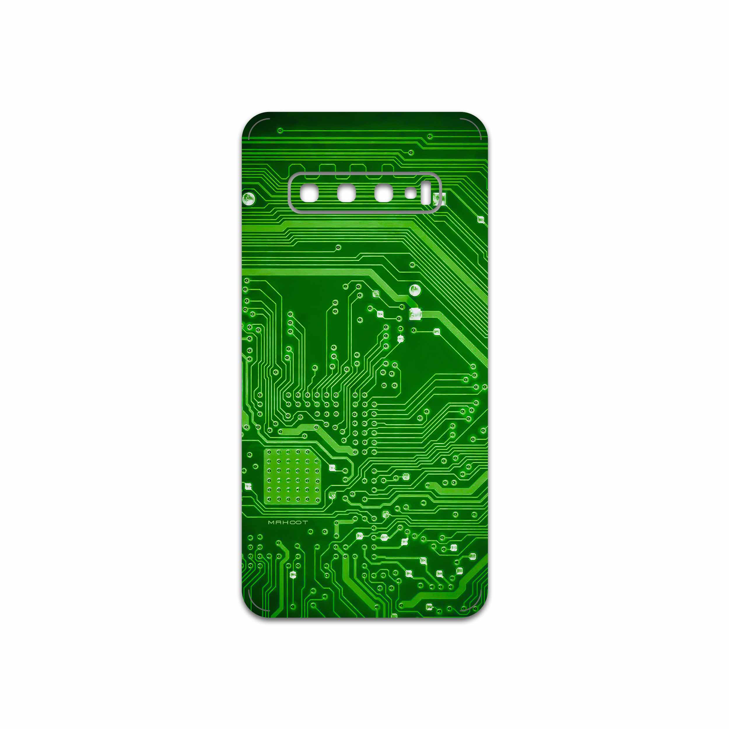 برچسب پوششی ماهوت مدل Green Printed Circuit Board مناسب برای گوشی موبایل سامسونگ Galaxy S10