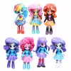 فیگور طرح پونی مدل Equestria Girls بسته 7 عددی