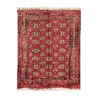 فرش دستبافت دو و نیم متری مدل ترکمن کد 491053