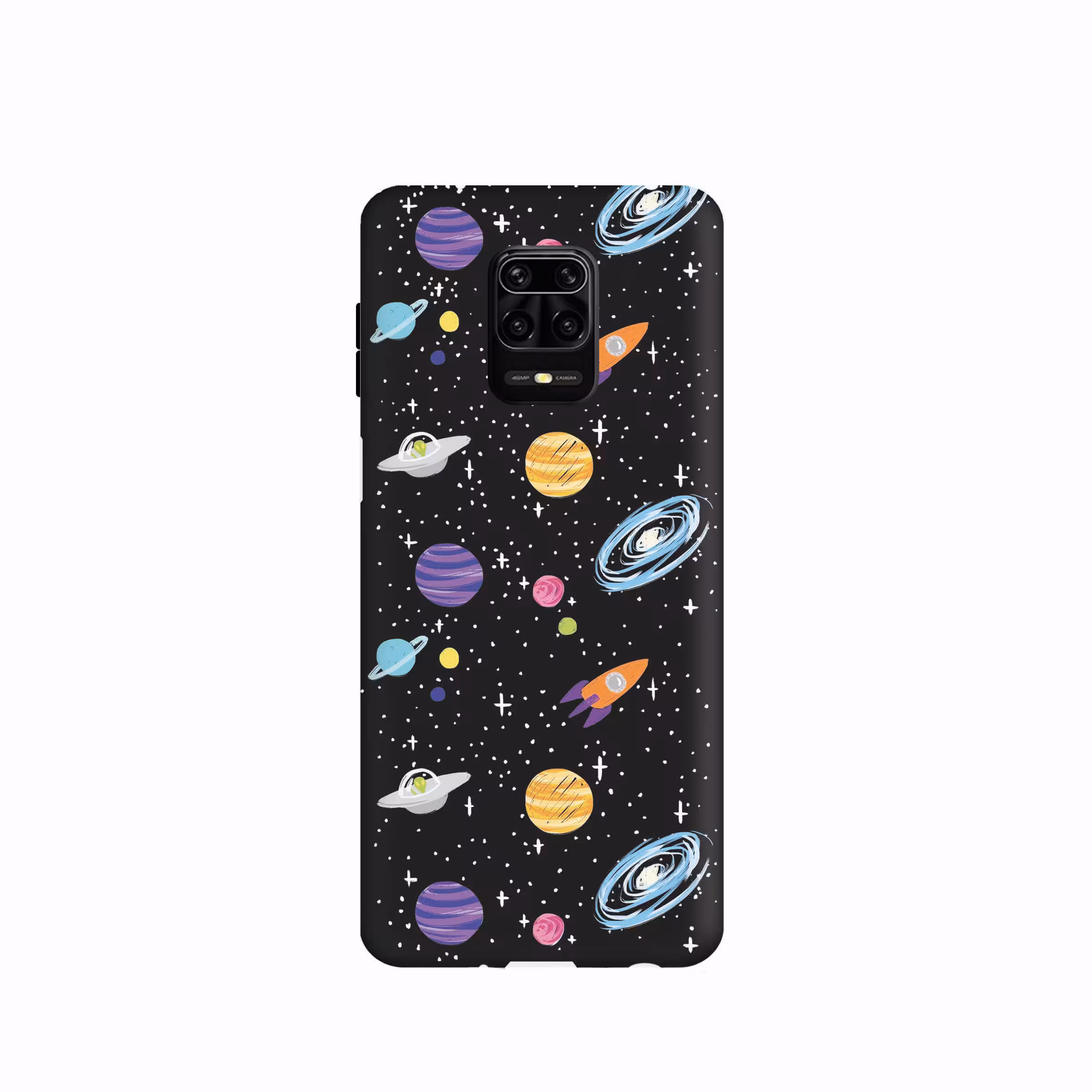 کاور طرح کهکشان کد 205 مناسب برای گوشی موبایل شیائومی Redmi Note 9s / Note 9 Pro
