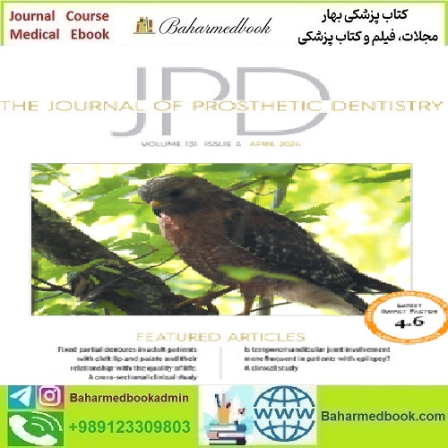 The Journal of Prosthetic Dentistry Volume 131 Issue 1 to 4