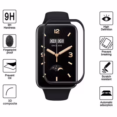 محافظ صفحه نمایش گودزیلا مدل G-PMMA مناسب برای مچ بند هوشمند شیائومی Mi Band 7 Pro بسته 2 عددی