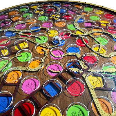 بازی فکری منچ و مار پله مدل 6_55