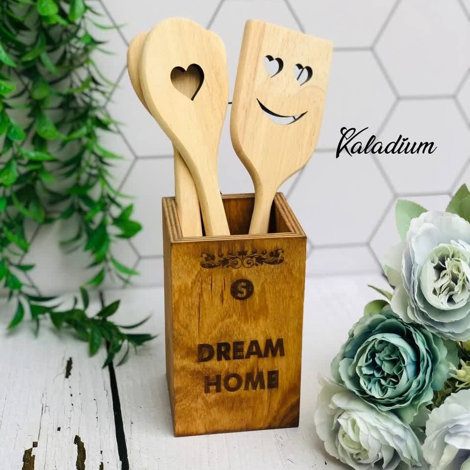 جاقاشقی چوبی لیزری تکست دار