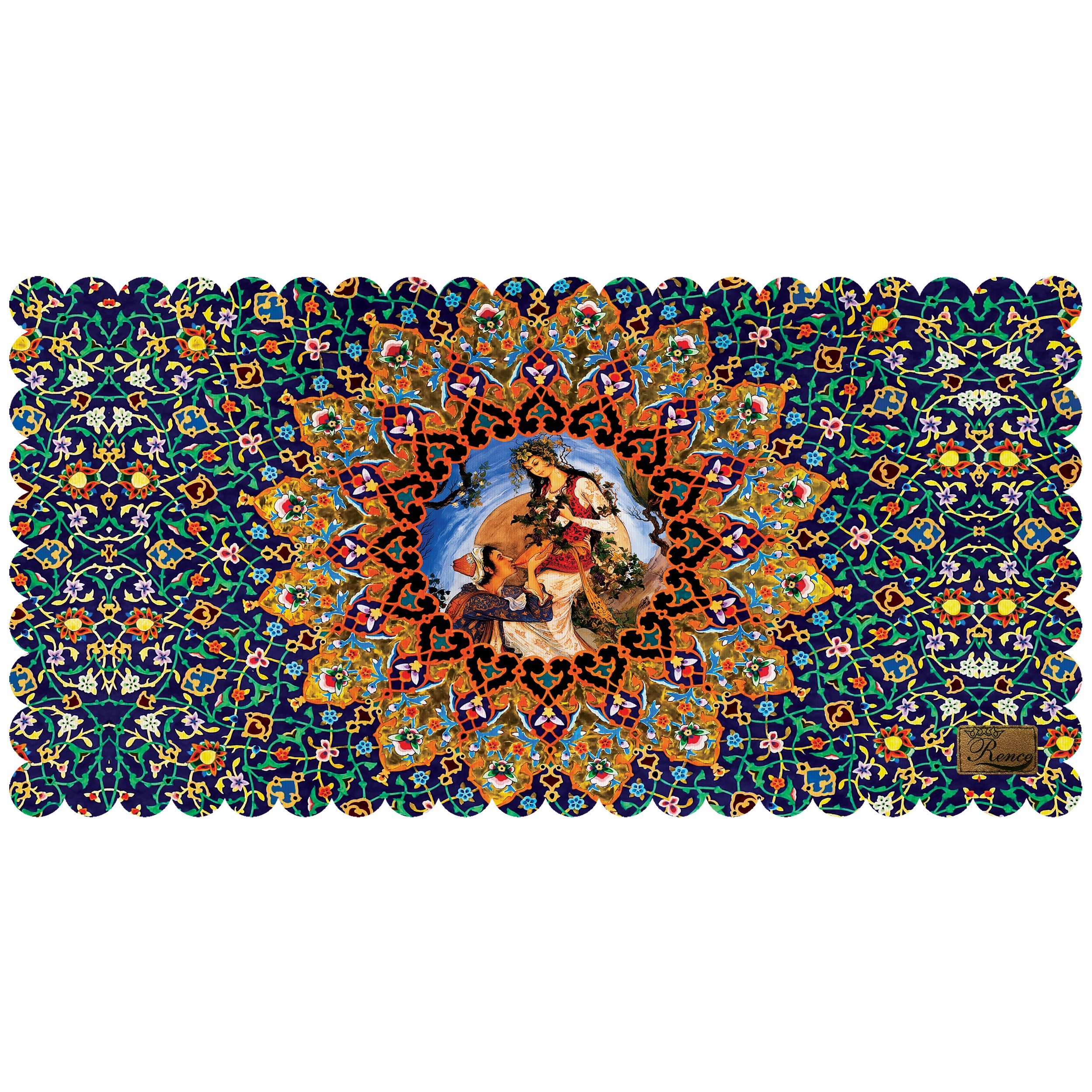 رانر رومیزی مخمل رنس مدل R8-42416 سایز  30x60 سانتی متر