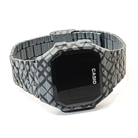 ساعت مچی کاسیو LED ال ای دی طوسی تیره