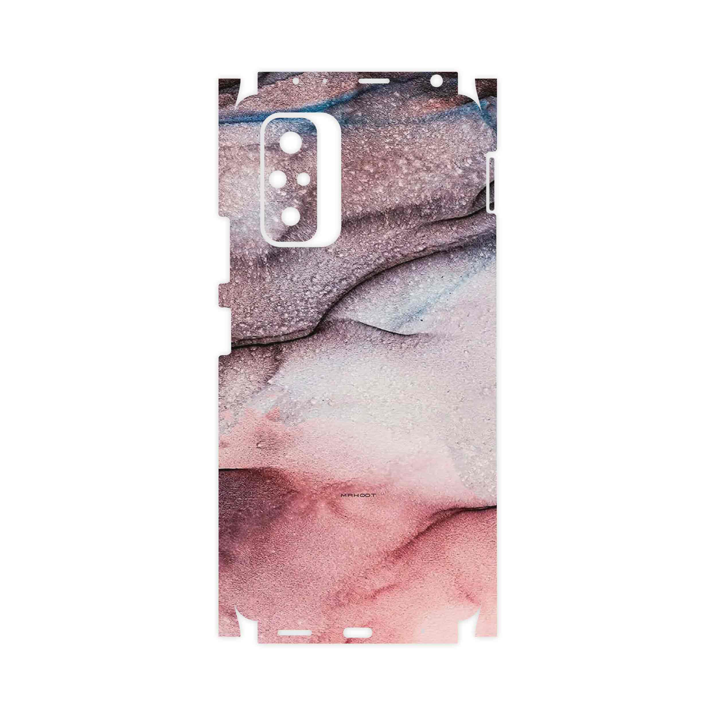 برچسب پوششی ماهوت مدل Smoky pink marble-FullSkin مناسب برای گوشی موبایل شیائومی Redmi Note 10 Pro