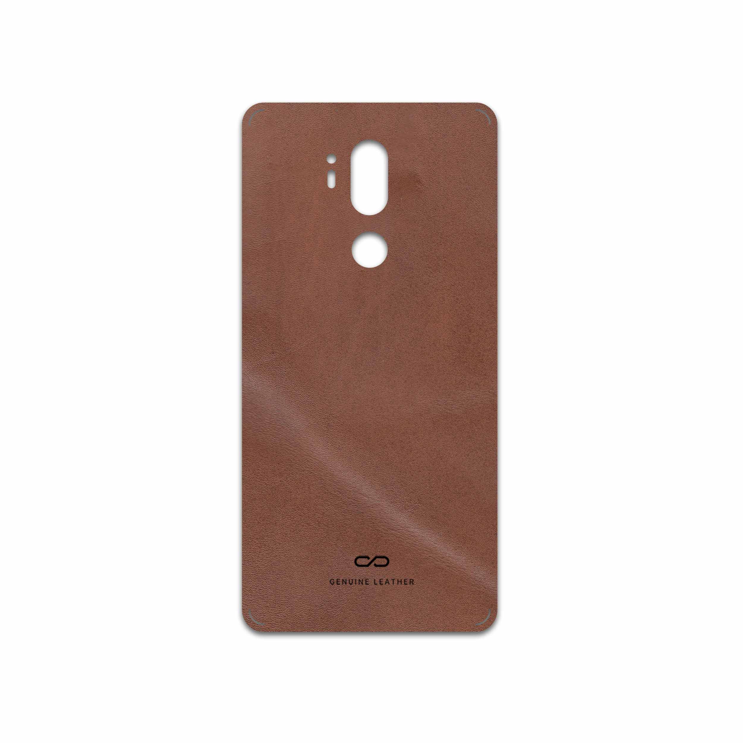 برچسب پوششی ماهوت مدل Matte-Natural-Leather مناسب برای گوشی موبایل ال جی G7 PLUS THINQ